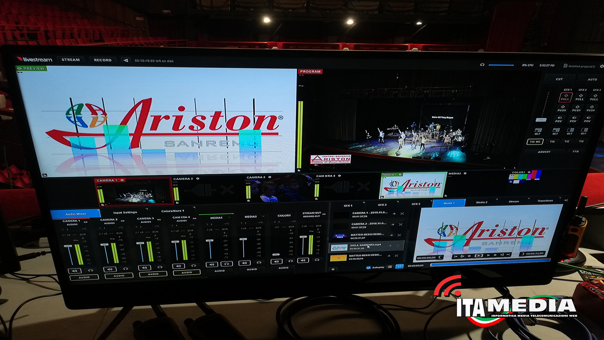 Livestream vMIX www.itamedia.it